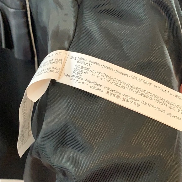 ZARA Basic Collection long pleather zip-up blazer - Picture 7 of 7